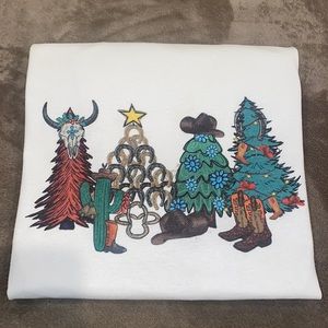 Country Christmas T-Shirt Holiday Cowboy Christmas Shirt Adult Medium
